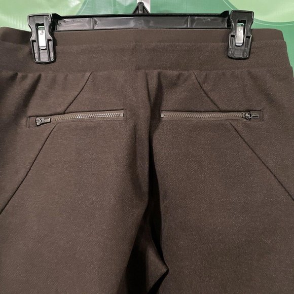 ATHLETA VENICE Heathered pintuck PANTS in DARK BROWN sz SMALL - NWT  retail $119 - Picture 12 of 14